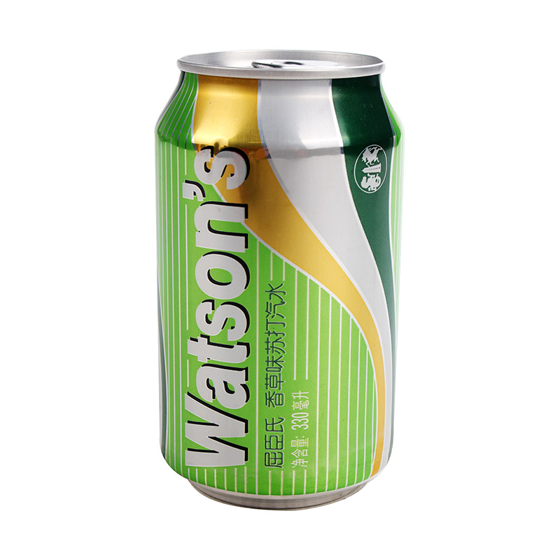 屈臣氏香草苏打汽水 330ml/罐