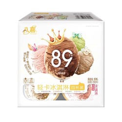 BAXY 八喜 轻卡冰淇淋 75g*4 枚荔玫瑰 和风抹茶 冷萃咖啡燕麦 黑巧克力