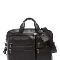 TUM 途明 Alpha T-Pass™' Medium Screen Laptop Slim Leather Briefcase