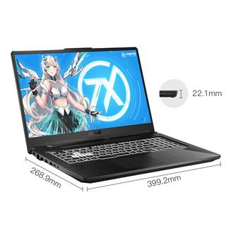 ASUS 华硕 天选2Plus 英特尔H45版 17.3英寸 游戏本 酷睿i7-11800H、RTX3060、16GB、512GB SSD、144Hz