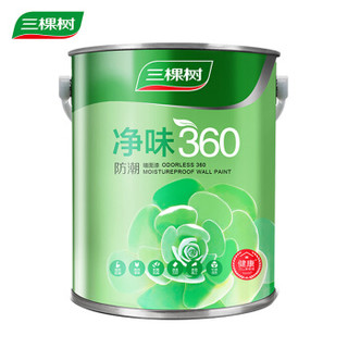 3Trees 三棵树 三棵树 净味360防潮 墙面漆 5L