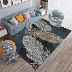 北欧地毯客厅卧室简约现代沙发茶几毯房间床边床下大面积全铺地垫