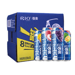 RIO 锐澳 锐澳（RIO）洋酒 预调 鸡尾酒 果酒 强爽系列 500ml*6罐（4种口味或2种口味）新老组合形式随机发货