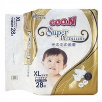 88VIP：GOO.N 大王 光羽 环贴式婴儿纸尿裤 L36片