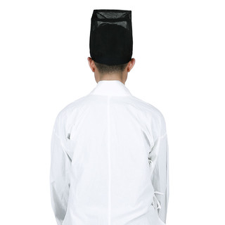 重回汉唐 汉服原创设计实体店四方平定巾非古装帽子手工制作头饰（S（54-56cm）、黑色）