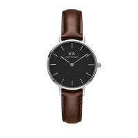 Daniel Wellington 丹尼尔惠灵顿   28mm黑色表盘 时尚超薄女士石英表