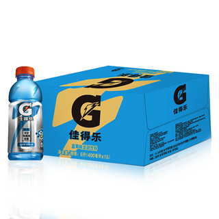 百事可乐 佳得乐 GATORADE 蓝莓味 电解质水 运动饮料 400ml*15