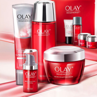 OLAY 玉兰油 新生塑颜系列护肤套装 (洁面乳125g+活能水150ml+金纯面霜50g+弹力眼霜15ml)