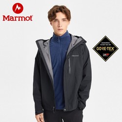 Marmot 土拨鼠  Marmot/土拨鼠春秋新款户外GTX防风防水夹克男单层冲锋衣V40330