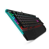 Dareu 达尔优 EK812 升级版 有手拖 104键 有线机械键盘 黑色 国产青轴 混光