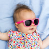 飞行宝宝（Babiators）儿童太阳镜 太阳眼镜 男女童宝宝墨镜 防紫外线休闲 儿童墨镜 粉色 6+岁