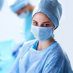 海氏海诺 A087 一次性医用外科口罩 20片 蓝色