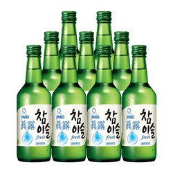 Jinro 真露 JINRO）烧酒 韩国进口16.9°竹炭酒 360ml*20瓶 整箱（新老包装随机发货）