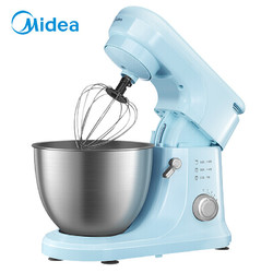 Midea 美的 （限前30台）美的（Midea）厨师机多功能料理机家用和面机全自动揉面机打蛋器烘培助手MJ-LZ80E201