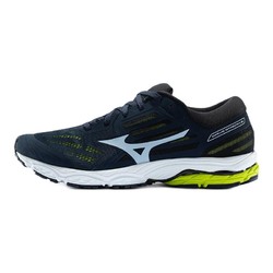 Mizuno 美津浓 Wave Stream 2 男子跑鞋 J1GC191920 蓝绿白 42