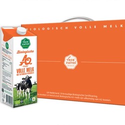 Vecozuivel 乐荷 荷兰有机a2β-酪蛋白全脂纯牛奶200ml*24盒三重有机认证 珍稀高端