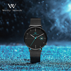 welly merck WM004M 男款石英腕表