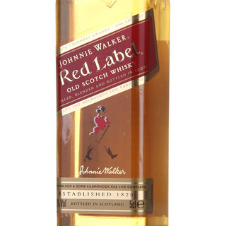 JOHNNIE WALKER 尊尼获加 红牌 调和 苏格兰威士忌 40%vol 50ml