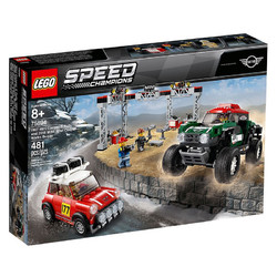LEGO 乐高 乐高（LEGO）积木玩具 赛车名车系列法拉利GTR兰博基尼 75894 Mini库博和越野挑战