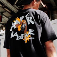LI-NING 李宁 badfive反伍系列 AAPER联名款 男子运动T恤 AHSR747