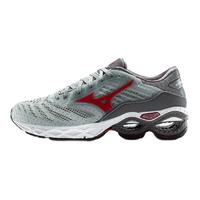 Mizuno 美津浓 Wave Creation 22 男子跑鞋 J1GC210164 灰红 46