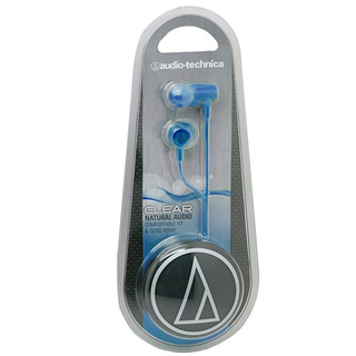 audio-technica 铁三角 ATH-CLR100 入耳式动圈有线耳机 蓝色 3.5mm