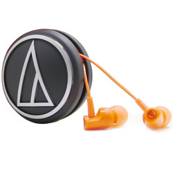 audio-technica 铁三角 ATH-CLR100 入耳式有线耳机 橙色