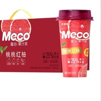 香飘飘 新升级Meco果汁茶 桃桃红柚口味400ml 8杯 0脂肪饮料礼盒装