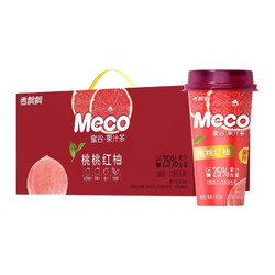 香飘飘 Meco蜜谷 果汁茶 桃桃红柚味400ml*8杯