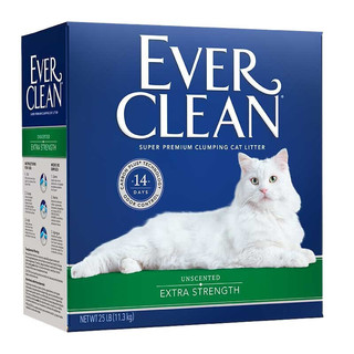 Ever Clean 铂钻 绿标 膨润土猫砂 11.3kg*2盒