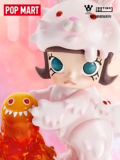 POP MART 泡泡玛特 MOLLY & INSTINCTOY 娃娃装侵蚀系列盲盒 随机1款