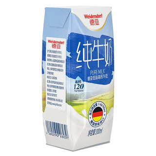 Weidendorf 德亚 低脂高钙牛奶 200ml*24盒