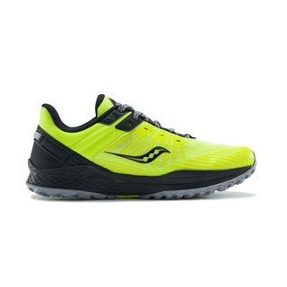 saucony 索康尼 Mad River 激流 TR2 男子跑鞋 S20582-35 柠檬黄黑 42.5