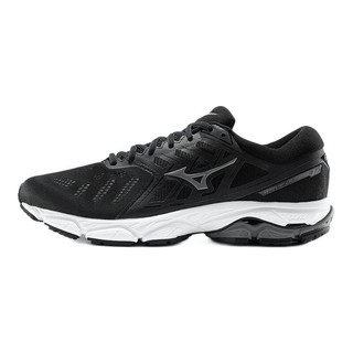 Mizuno 美津浓 Wave Ultima 12 男子跑鞋 J1GC211836 黑/白 40.5