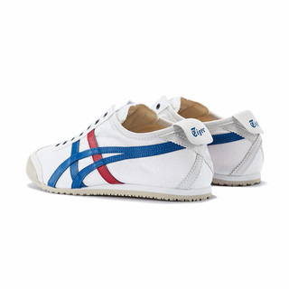 Onitsuka Tiger 鬼塚虎 MEXICO 66 SLIP-ON系列 中性休闲运动鞋 D3K0N-0143 白色/湖蓝色 39.5