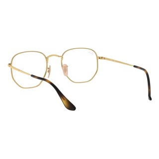 Ray-Ban 雷朋 0RX64482945 金色底雪茄色金属眼镜框+1.6折射率 防蓝光镜片