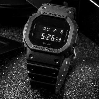 CASIO 卡西欧 G-SHOCK系列 42.8毫米电子腕表 DW-5600BB-1