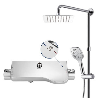 MOEN 摩恩 91070EC+2239+M22063 恒温花洒套装 方形