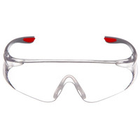 Honeywell 霍尼韦尔 S300A-300100 红款骑行护目镜 透明 1副装