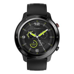 ticwatch Ticwatch 智能手表GTX 运动手表 消息提醒 IP68游泳级防水 心率健康 睡眠监测男女手环 量子黑