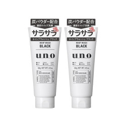 SHISEIDO 资生堂 UNO 黑炭控油型 男士洗面奶 130g*2