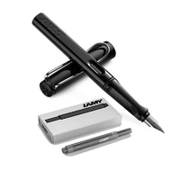 LAMY 凌美 Safari狩猎系列 F尖钢笔 亮黑色 +T10墨水胆1盒