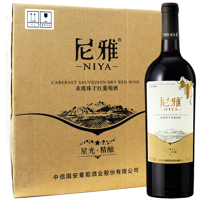 NIYA 尼雅 星光精酿 赤霞珠干红葡萄酒