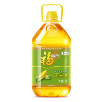 88VIP：福临门 非转基因压榨玉米油5.436L/桶食用油 营养清淡 中粮出品 1件装