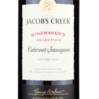 JACOB'S CREEK 杰卡斯 酿酒师臻选系列 赤霞珠干红葡萄酒 750ml*6瓶