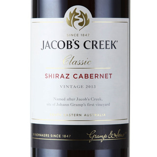 JACOB'S CREEK 杰卡斯 经典 西拉加本纳 干红葡萄酒 750ml*6瓶