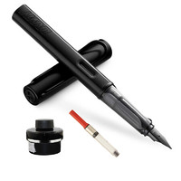 LAMY 凌美 德国进口 Al-star 恒星系列钢笔 黑色笔F尖+Z28吸墨器1支+T52非碳素笔用墨水瓶装50ml/瓶