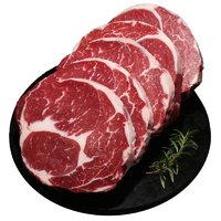 SHANSHIYUAN 善食源 善食源眼肉牛排原切微腌套餐10片 厚切牛肉生鲜 西冷150g*7+眼肉150g*3