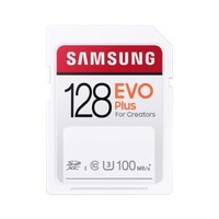 Prime会员：SAMSUNG 三星 EVO Plus系列 SD存储卡 128GB（UHS-I、U3）