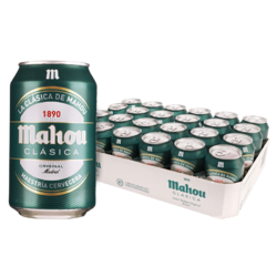 mahou 拉格啤酒 经典啤酒 灌装330*24瓶